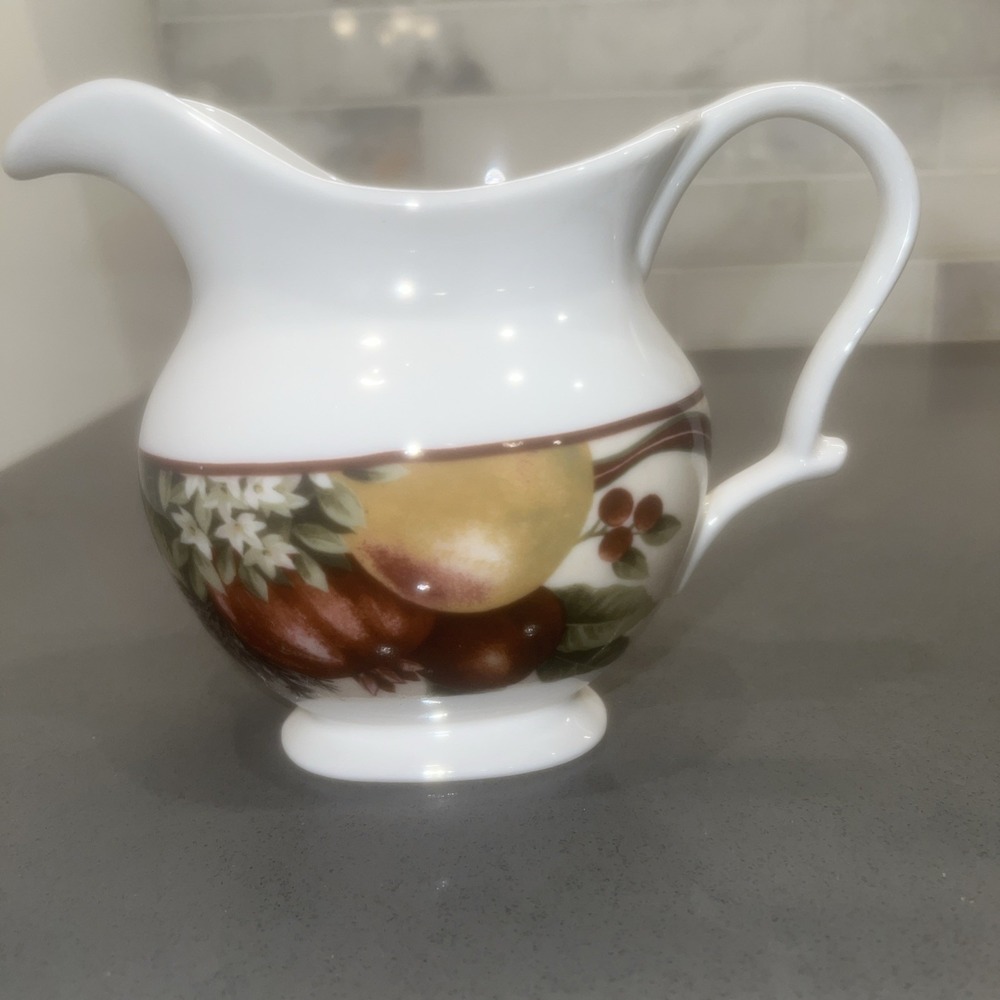 222 Fifth Yuletide Celebration Creamer 4.25" tall